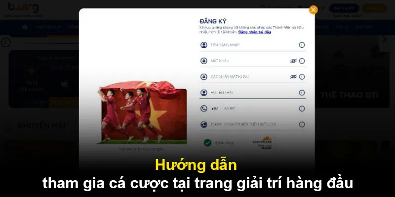 Hướng dẫn tham gia cá cược tại trang giải trí hàng đầu